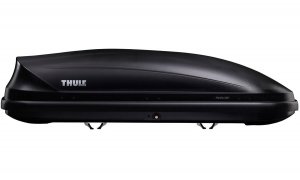 Box da tetto auto Thule Pacific 200 410 lt. (taglia M) – 175x82x45 cm – baule nero SINGOLA APERTURA