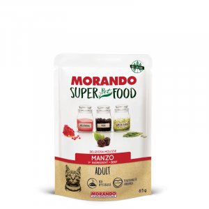 Morando SuperPetFood GATTI mousse con MANZO 85 gr