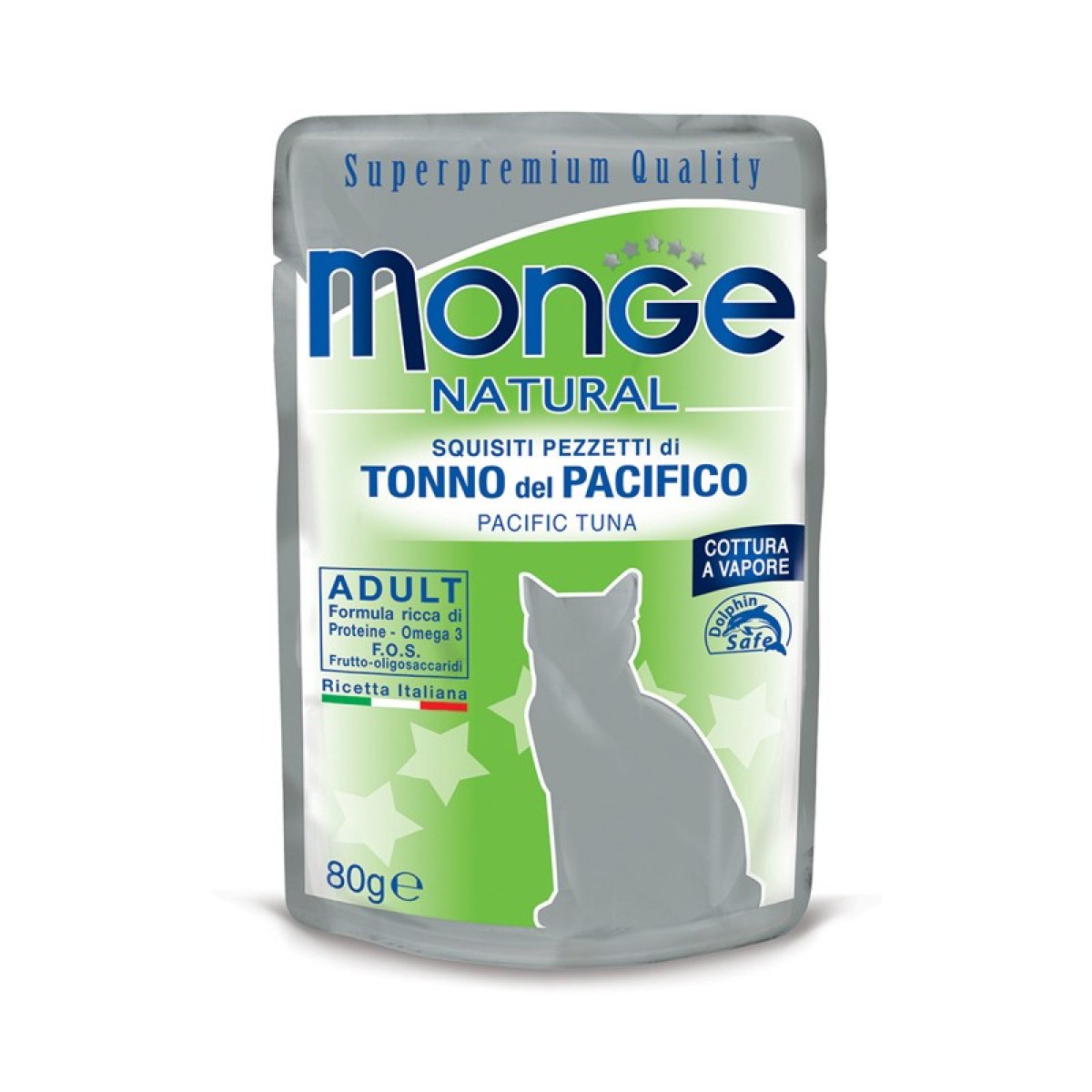 MONGE GATTO NATURAL ADULT TONNO DEL PACIFCO 80GR