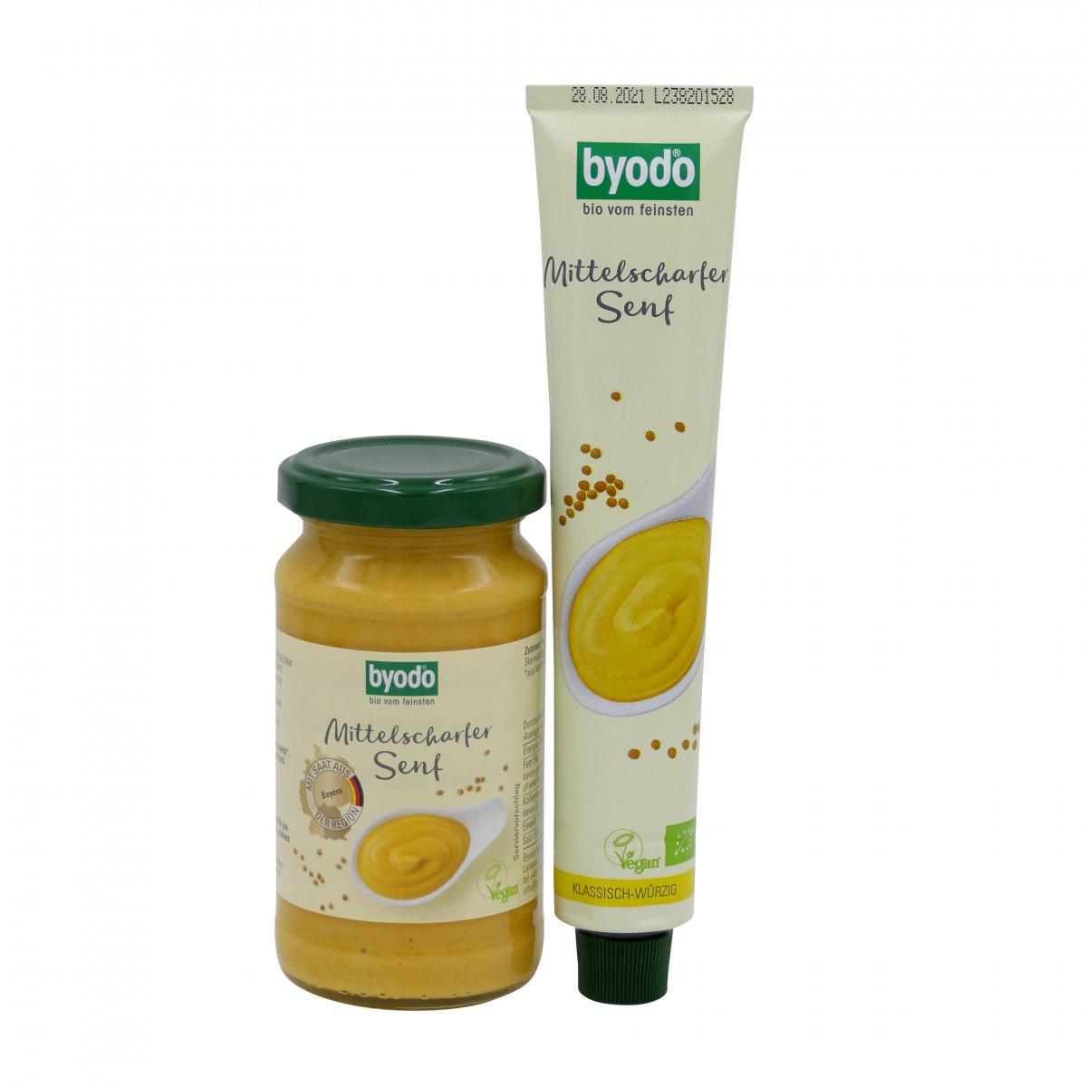 Byodo Senape semi piccante Bio tubetto 100 ml Senape semi piccante biologico gluten-free
