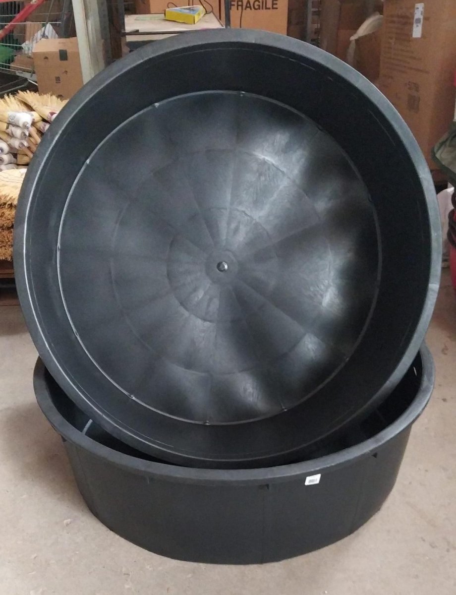MASTELLO BASSO NERO LT.275 Ø110x h.35 cm. ICS