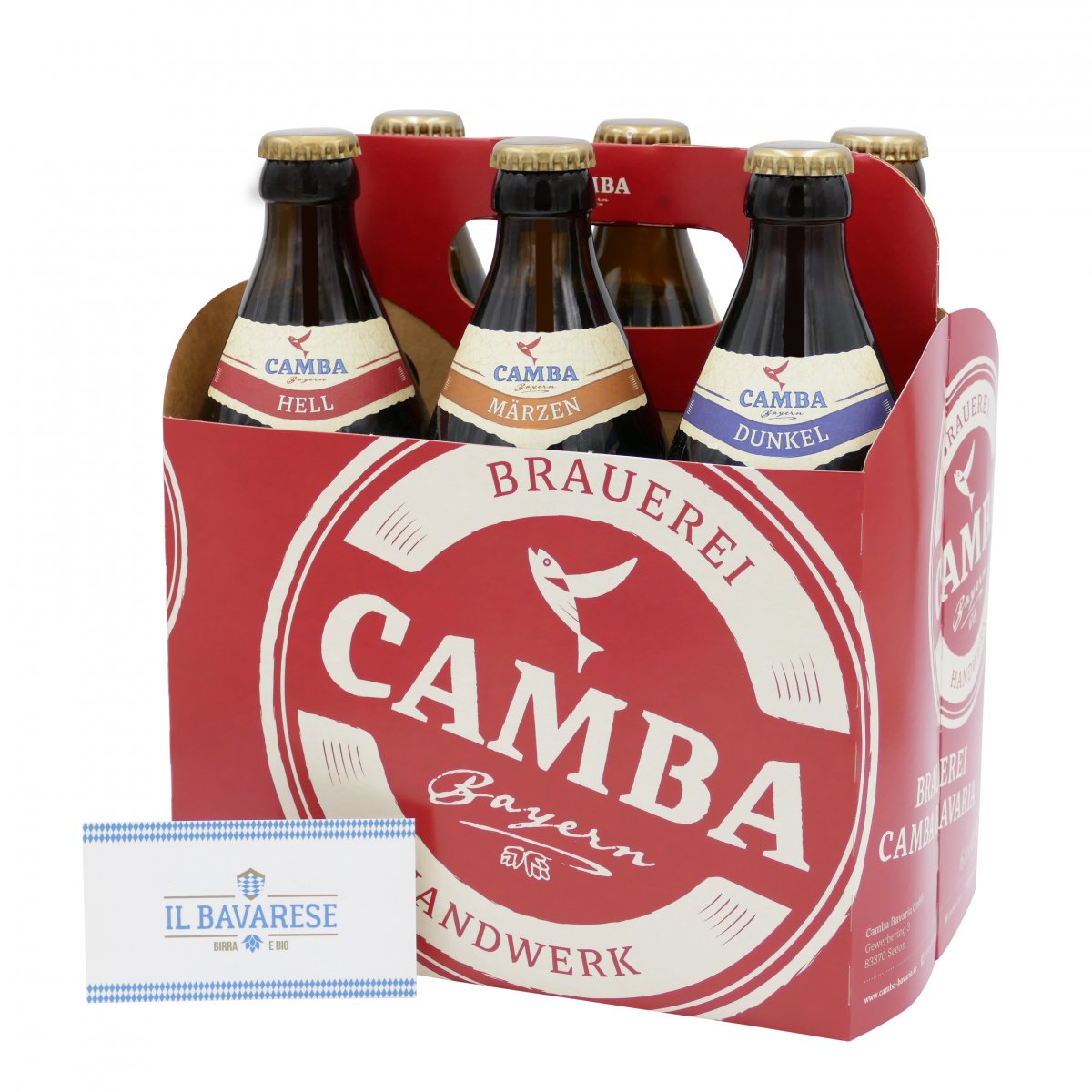 Birra Camba Artigianale 6 x 50 cl Confezione di sei birre artigianali bavaresi