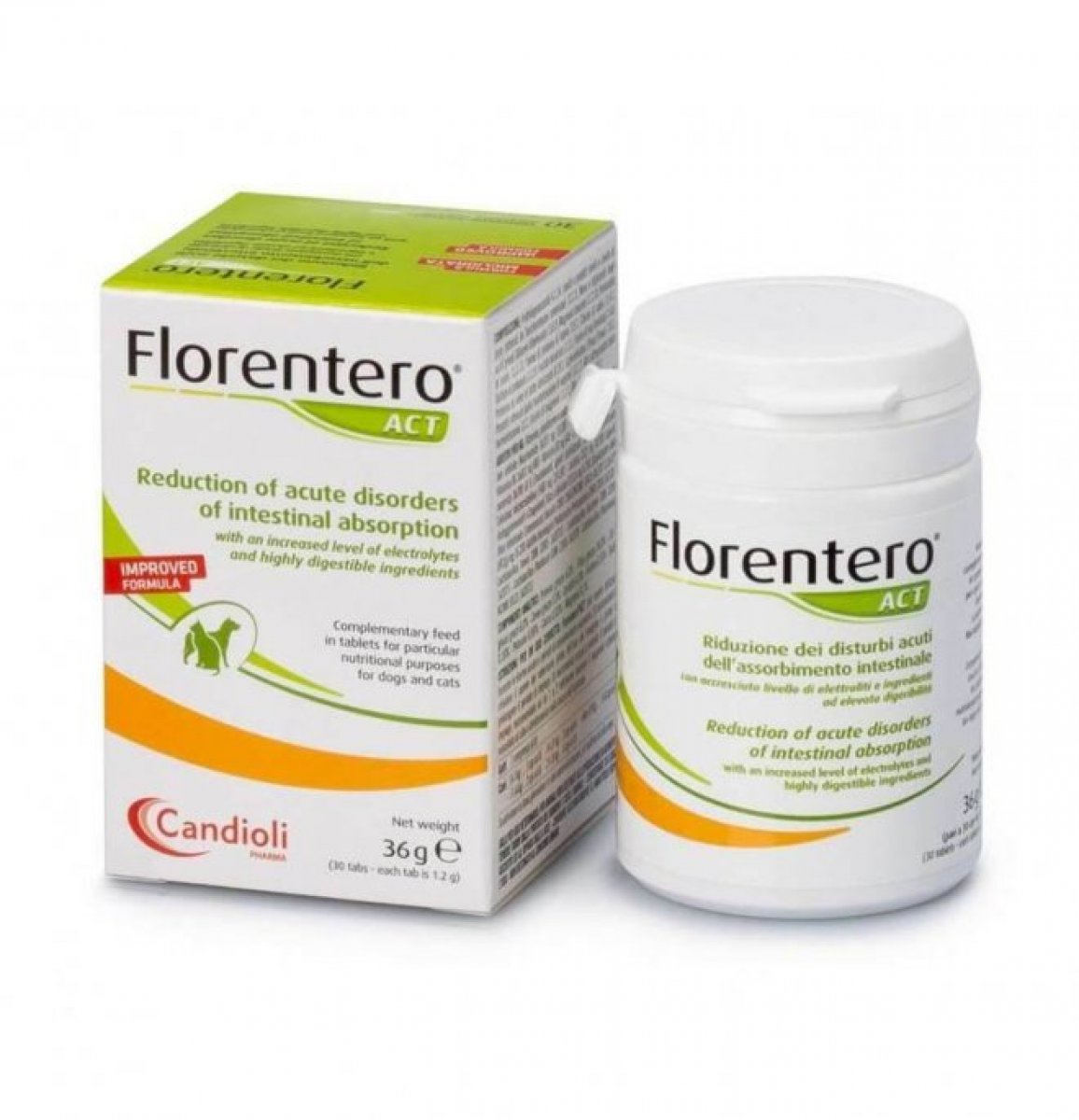 FLORENTERO ACT (30 cpr) – Regolatore flora intestinale cani e gatti 