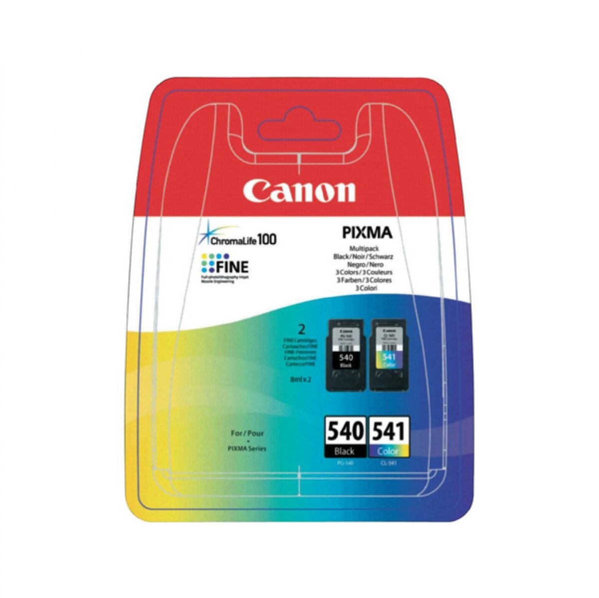 KIT CANON 540-541 NERO COLORE 