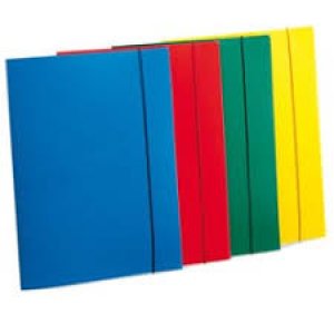 Cartellina con elastico - 25x34 cm - azzurro -