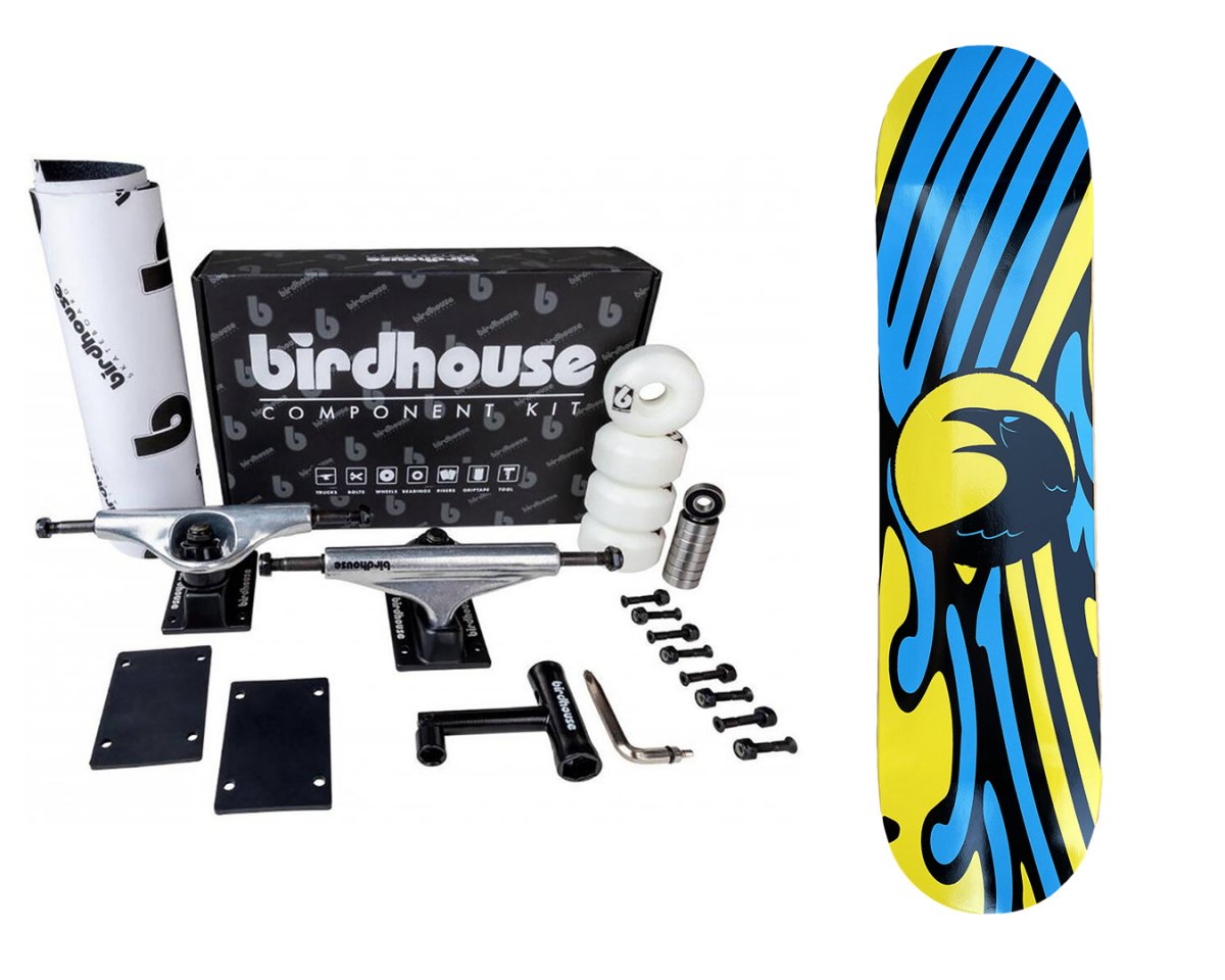Skate completo COMBO Ollie Trick Helium skateboards Skate completo COMBO