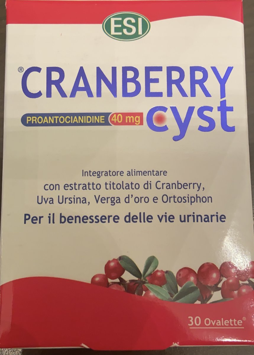 CRANBERRY CYST 30 OVALETTE
