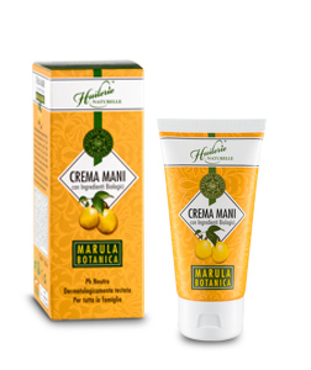 HUILERIE Crema mani MARULA BOTANICA - Con ingredienti Biologici Dalla texture ricca e fondente apporta comfort alle mani secche e ruvide. Tubo da 75 ml