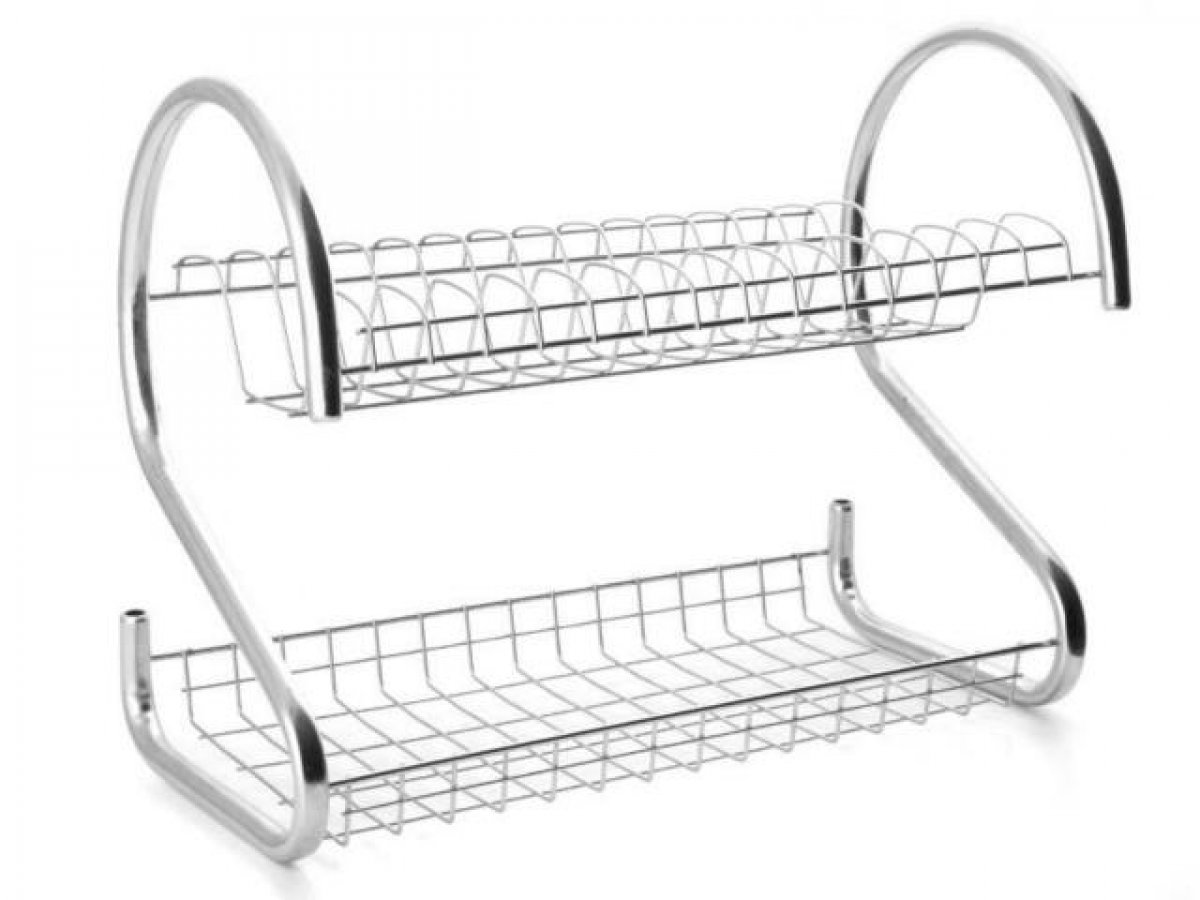scolapiatti cromato 60 cm