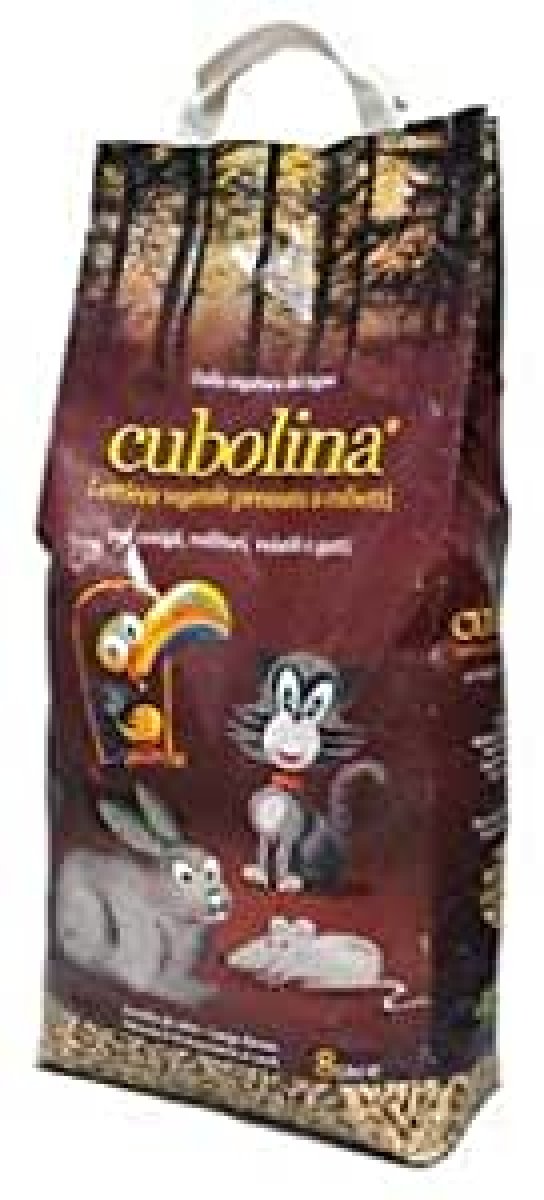 CUBOLINA LETTIERA BIO PELLET UCCELLI RODITORI GATTI 8 LT 