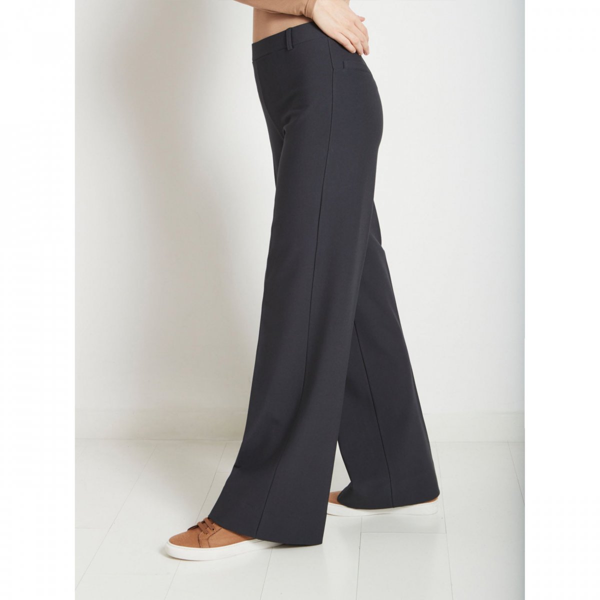 RAGNO Pantalone Compact Palazzo A-I Art.db24pa col.smoke novità
