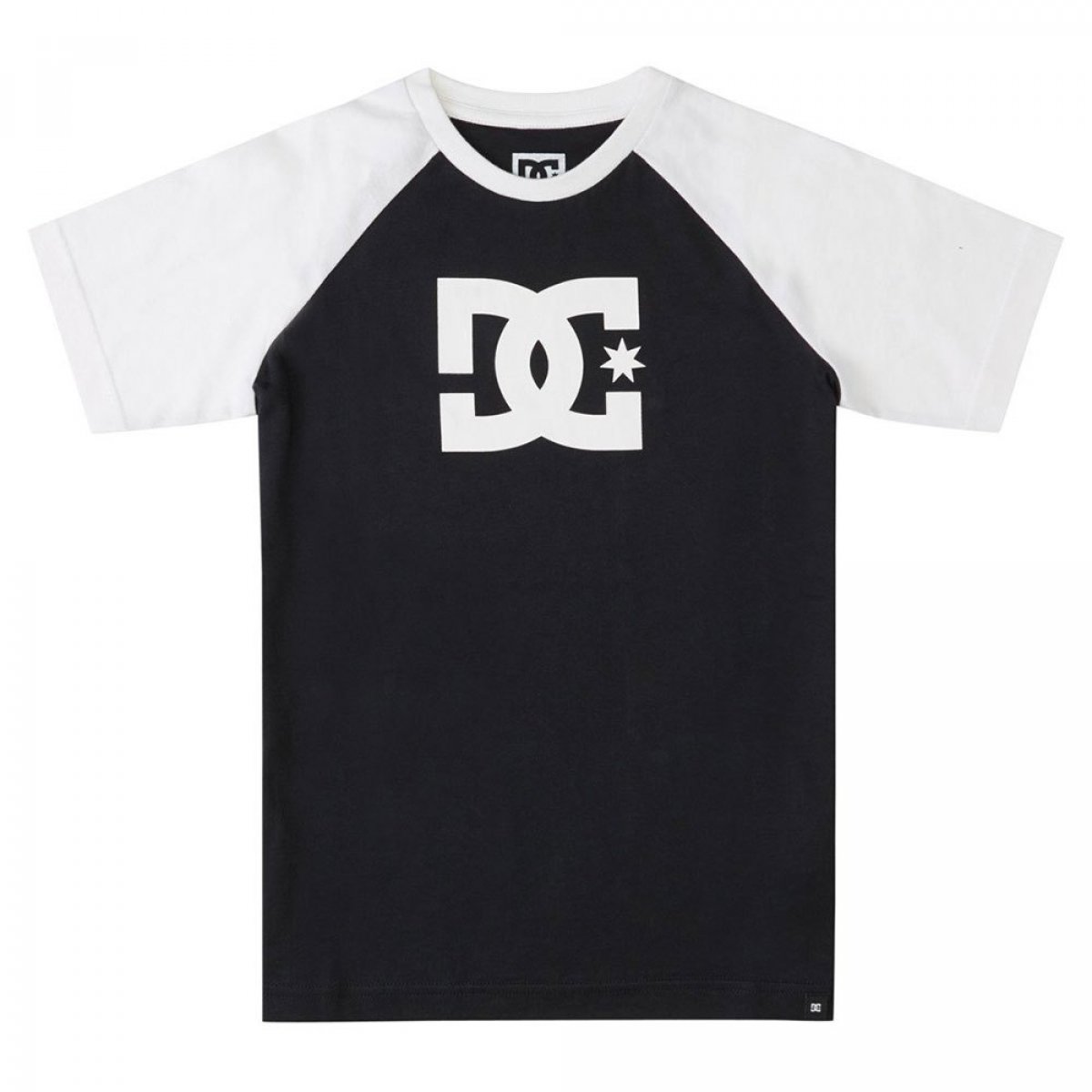 DC Shoes T-shirt Star SS Raglan 2 reverse Black White DC Shoes