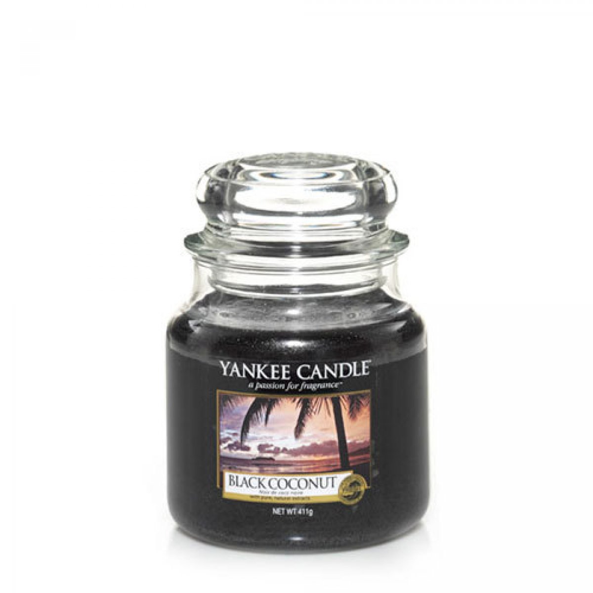 Giara media Yankee Candle Black Coconut Fragranza floreale