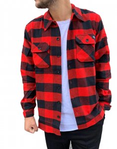 DICKIES Camicia flanella Sacramento Red