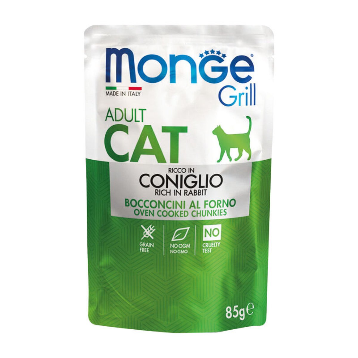 MONGE CAT 85gr - busta CONIGLIO bocconcini