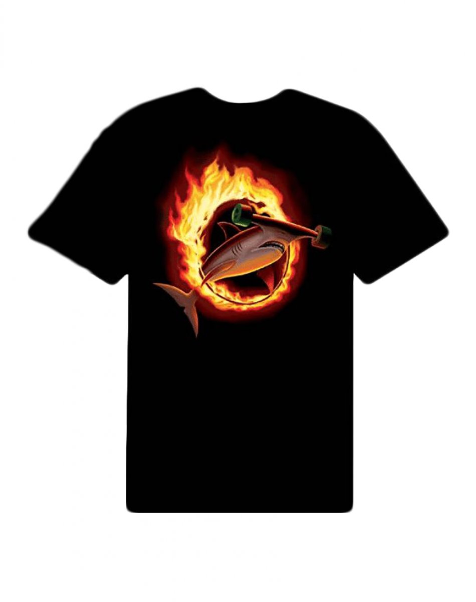DOOMSDAY SOCIETY T-Shirt Ring On Fire Black DOOMSDAY SOCIETY