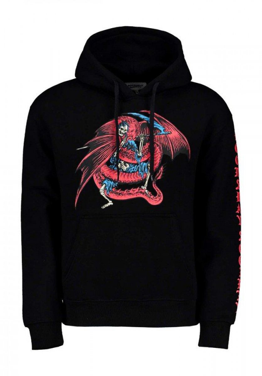 DOOMSDAY SOCIETY Felpa con cappuccio Trapped Hoodie Black DOOMSDAY SOCIETY