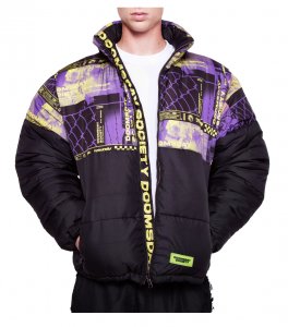 DOOMSDAY SOCIETY Giubbotto PUFF JACKET Limited edition