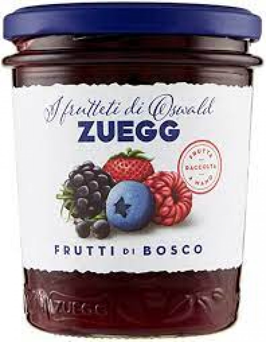 confettura frutti di bosco 320gr zuegg