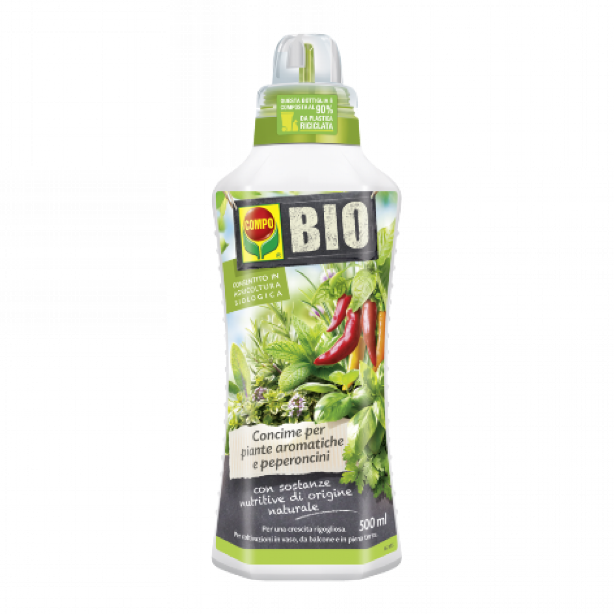 Concime per piante aromatiche e peperoncini Compo - 500 ml