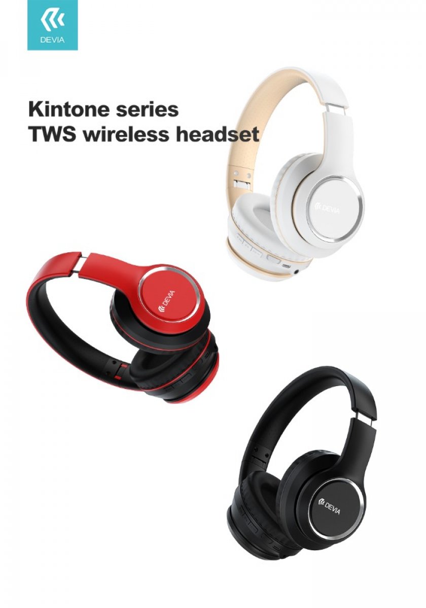 Cuffie Bluetooth 5.0 EM039 TWS Kintone Hi-Fi Nera 