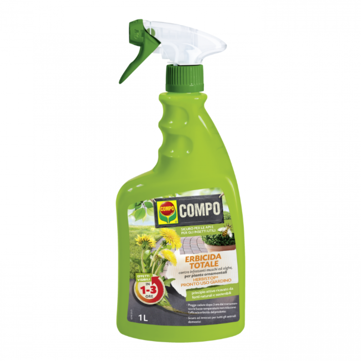 Herbistop - Erbicida totale pronto uso Compo - 750 ml