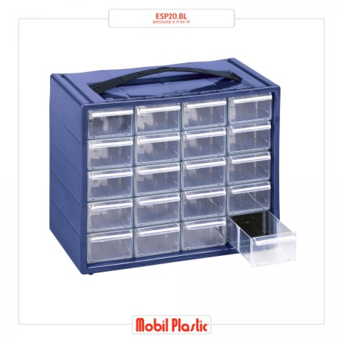 CASSETTIERA PORTAMINUTERIE ESPACE 20 CASSETTI MOBILPLASTIC