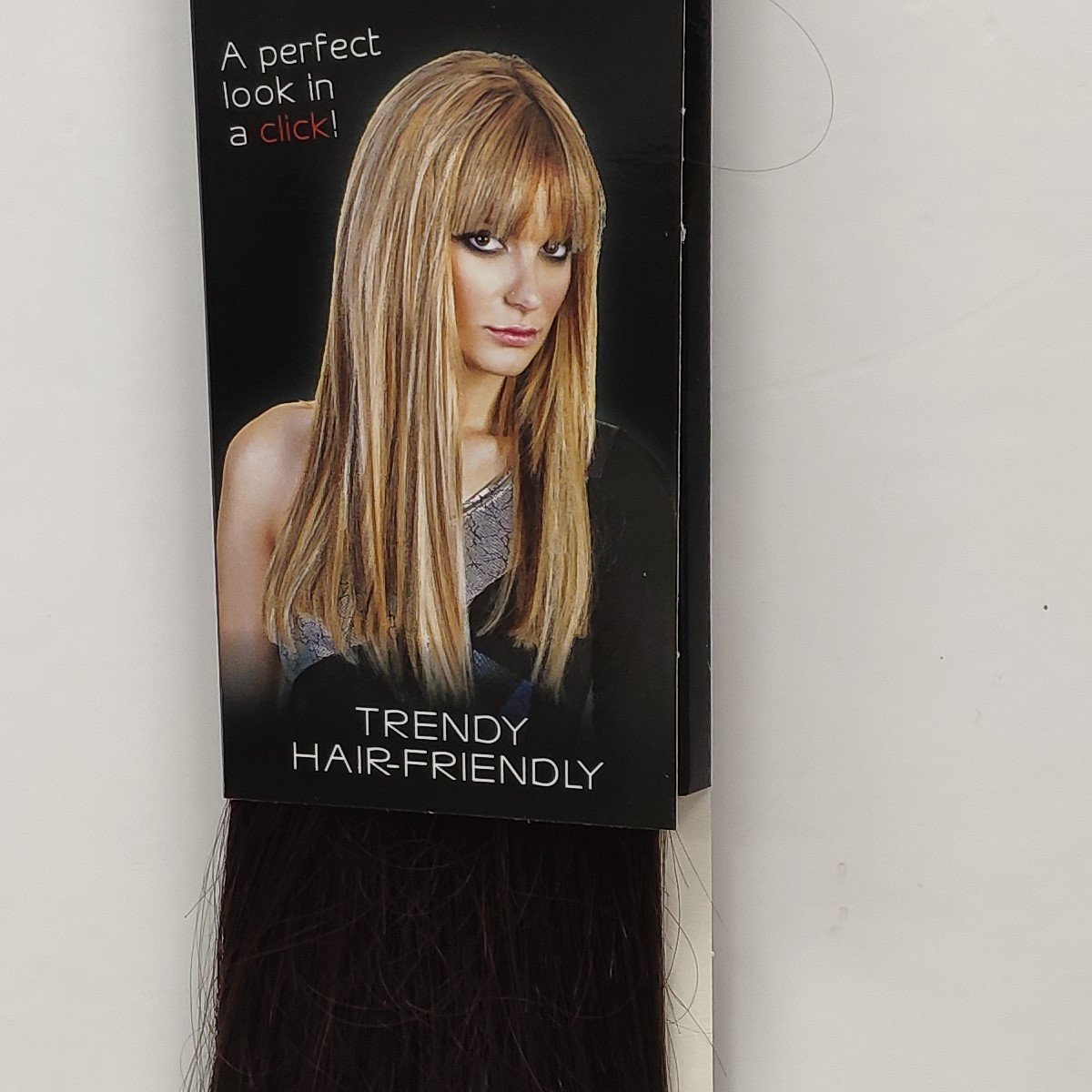Hair extension con clip Castano