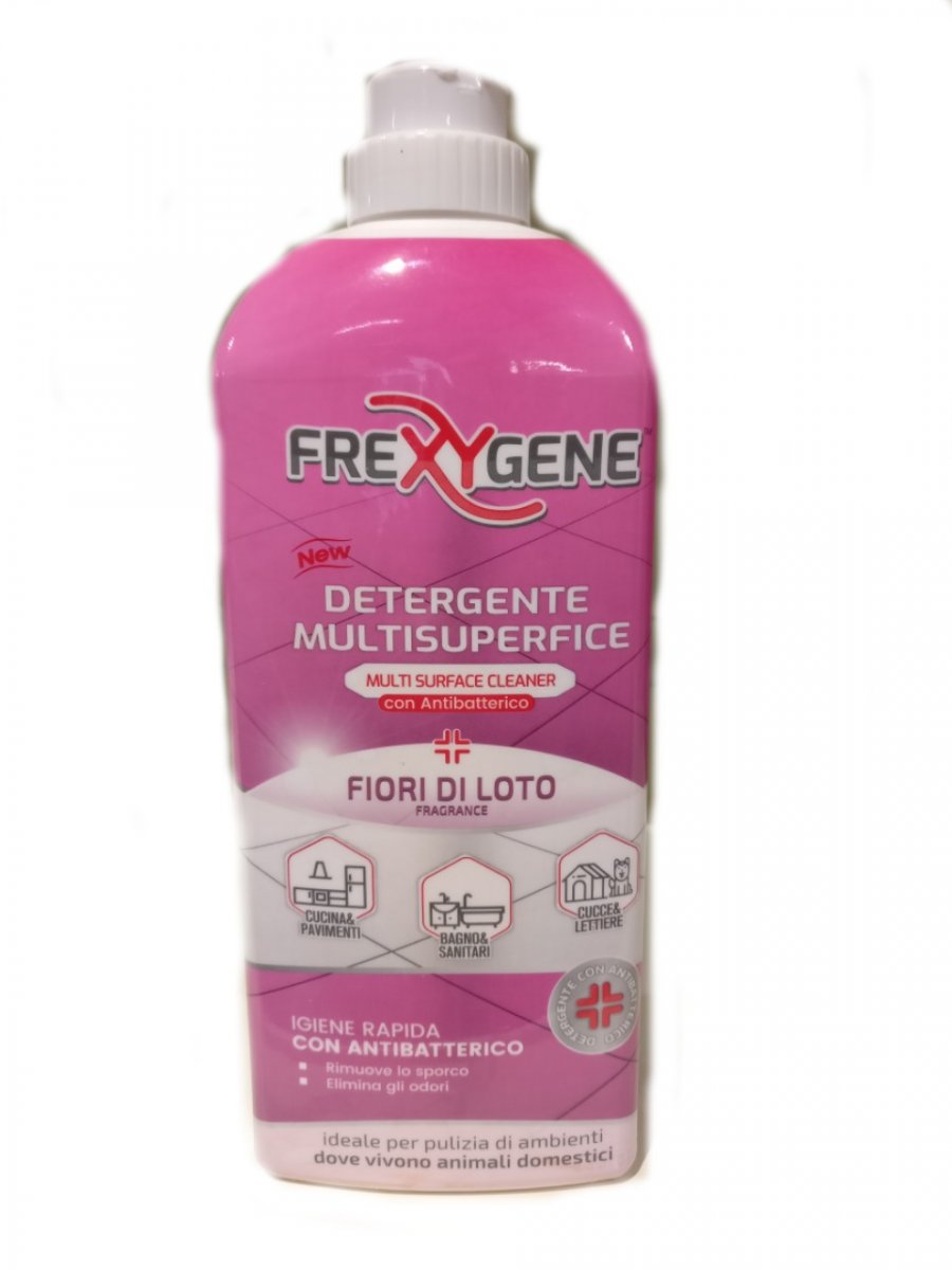 FreXYgene Detergente multisuperficie con antibatterico Fiorì di Loto 