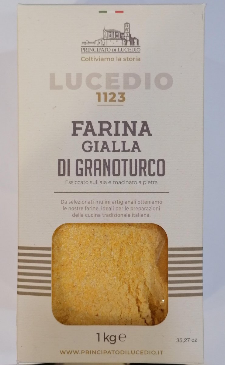 Farina gialla di granoturco Polenta farine