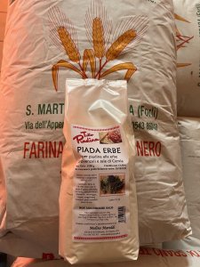 Farina per piada alle erbe provenzali e sale di Cervia 1kg