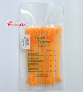 FLASH CUTTER 20 pezzi Monoelica mm.3,50 per erba. Spezzoni ricambio per testina.