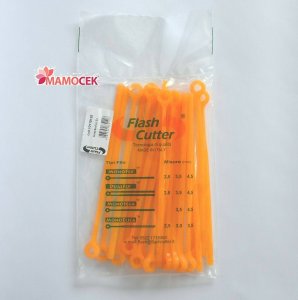 FLASH CUTTER 20 pezzi Monofly mm 3,50 per erba e rovi. Spezzoni per ricambio testina