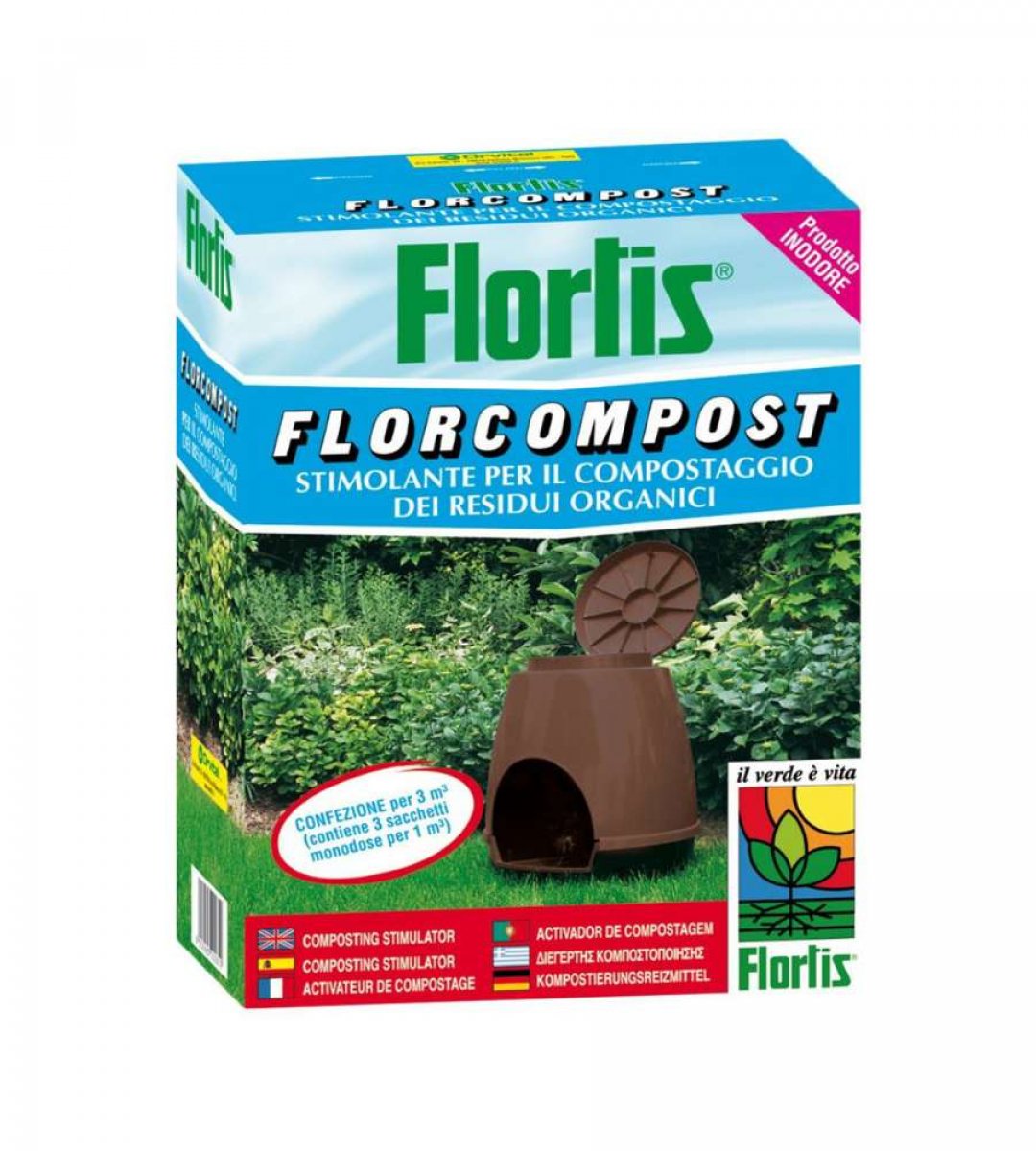 FLORTIS FLORCOMPOST- STIMOLANTE PER COMPOSTIERA 1500 GR 