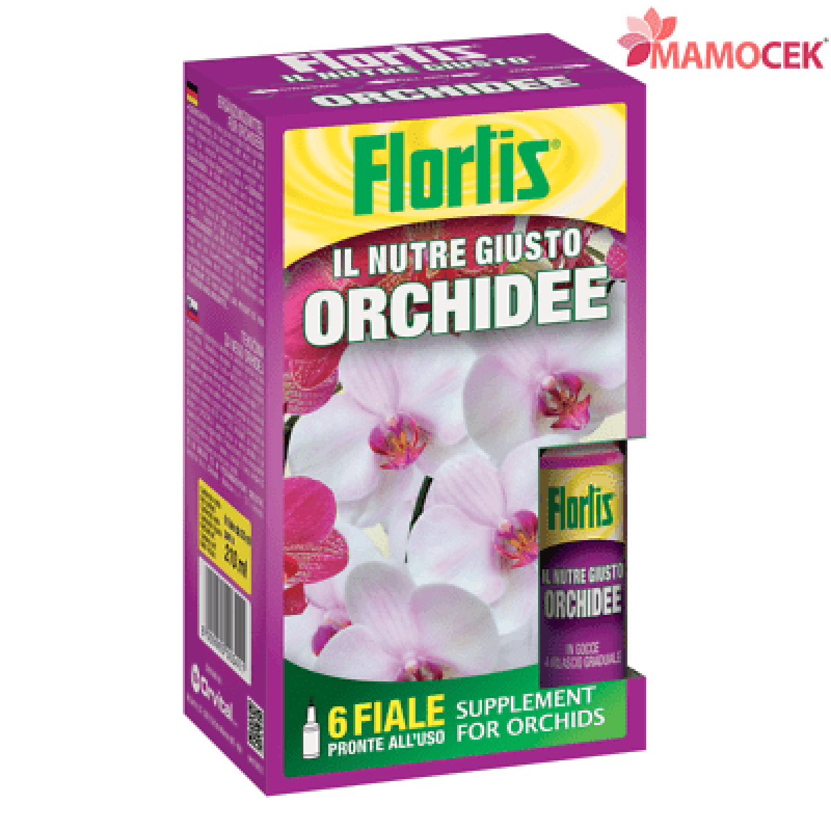 FLORTIS Nutre giusto Orchidee Concime a lenta cessione, fino 15 gg 6 Fiale da 35ml