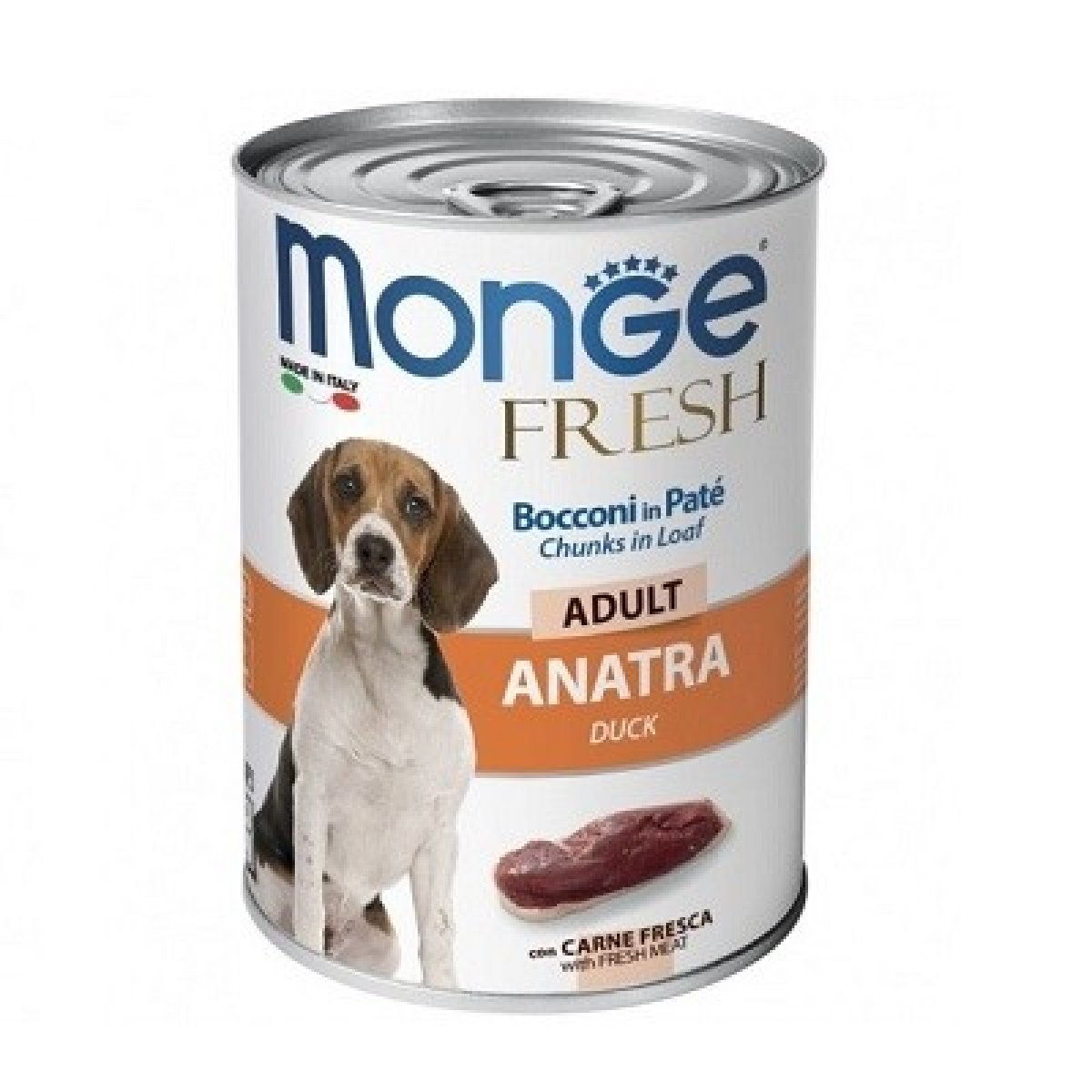 MONGE CANE UMIDO FRESH ADULT ANATRA 400GR