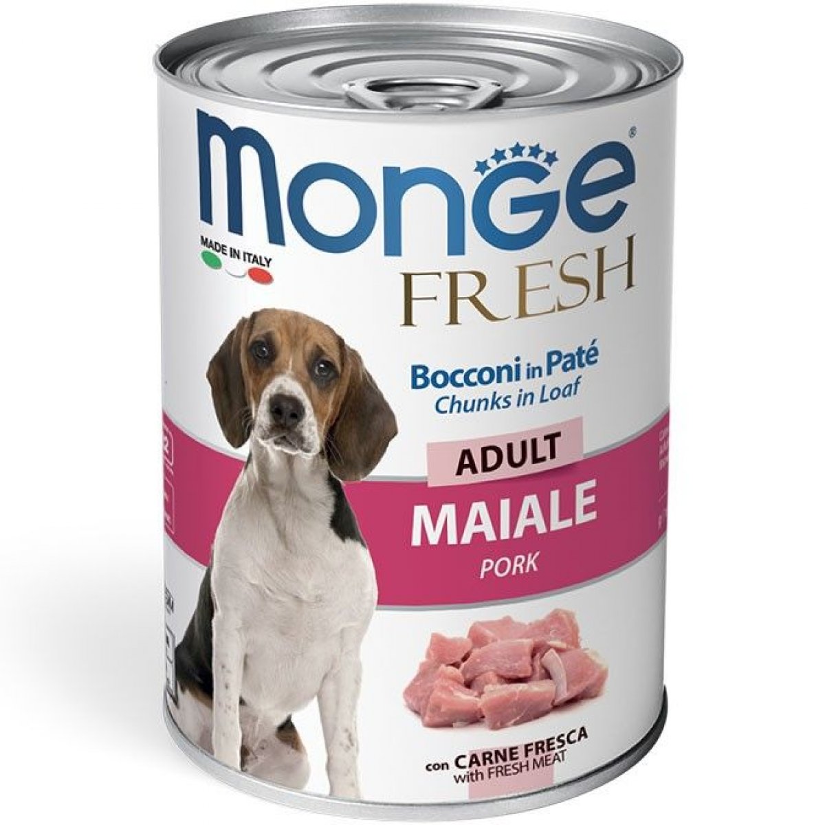 MONGE CANE UMIDO FRESH ADULT MAIALE 400GR