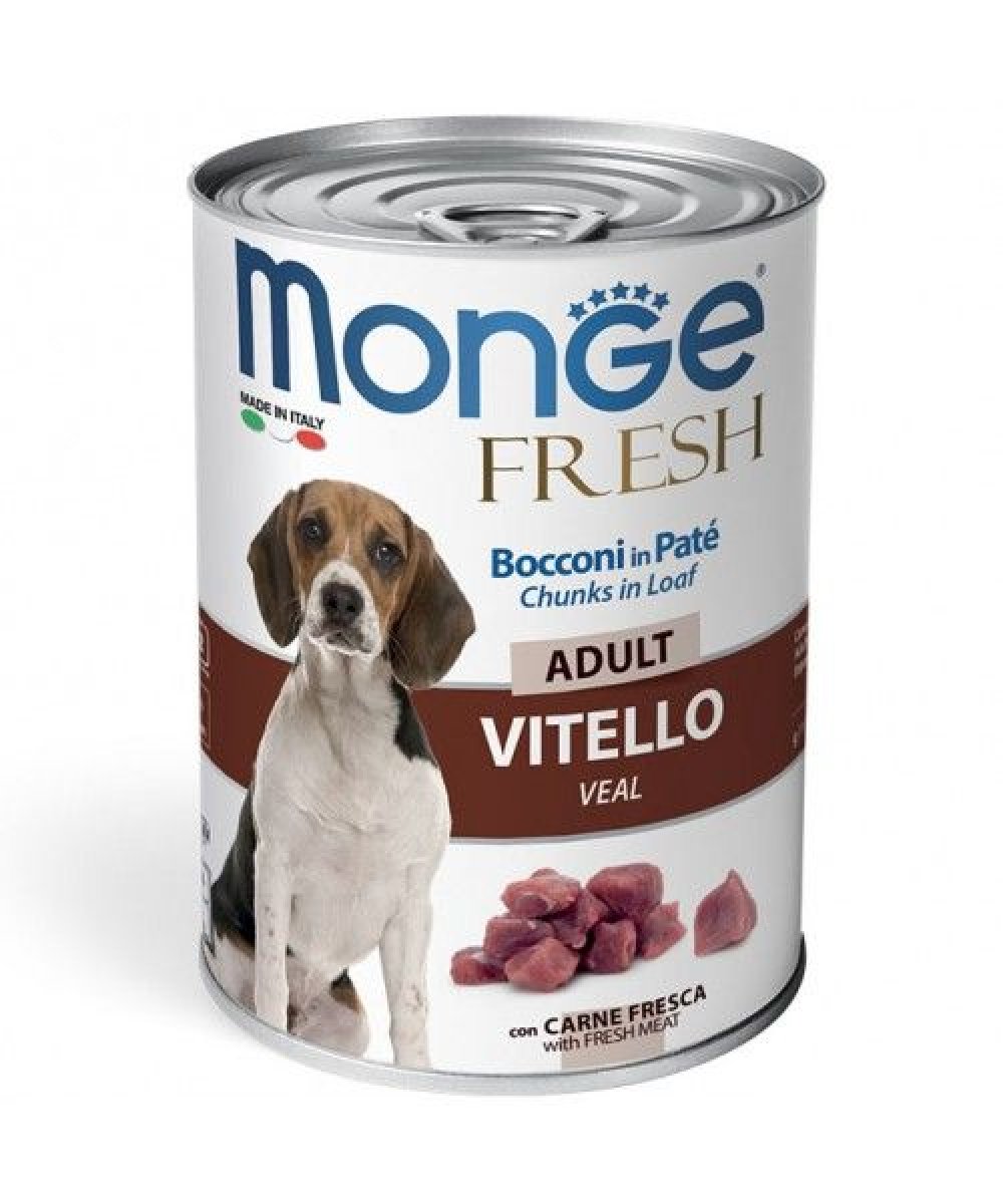 MONGE CANE UMIDO FRESH ADULT VITELLO 400GR