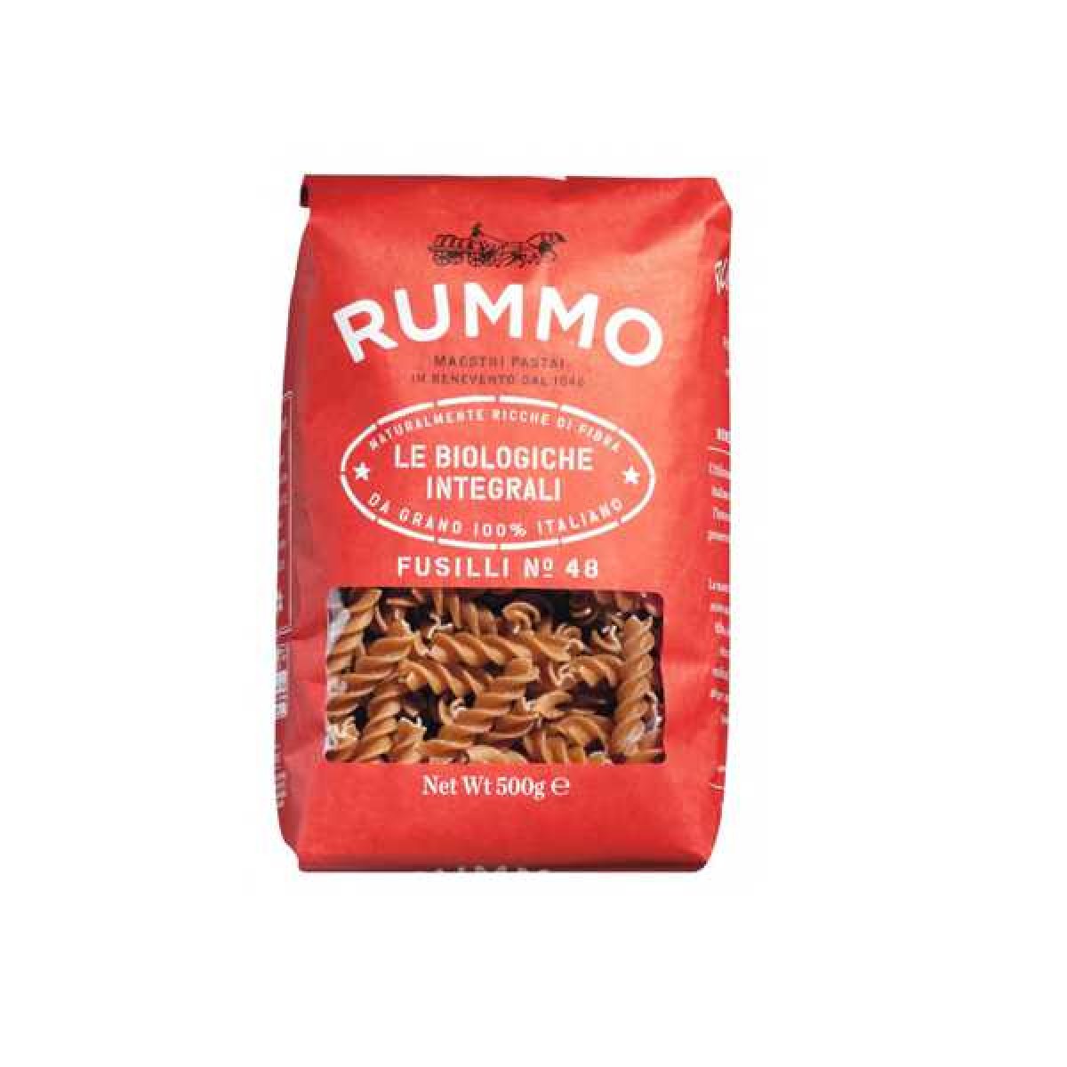 FUSILLI INTEGRALI BIO GR. 500 RUMMO SPA