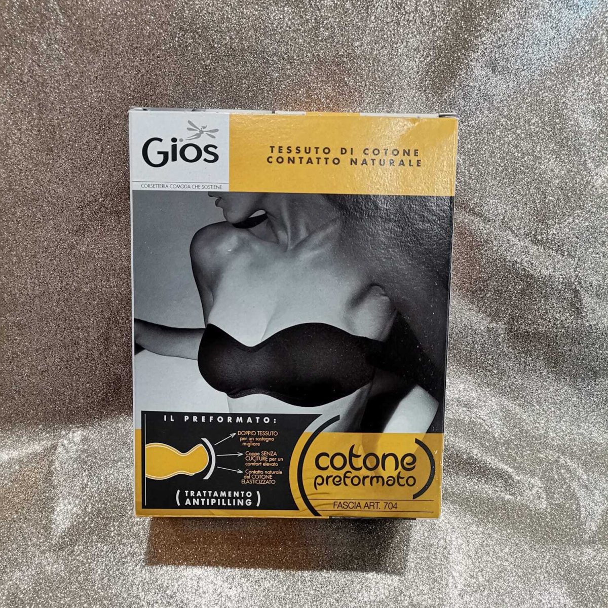 gios 704 reggiseno preformato reggiseno in cotone