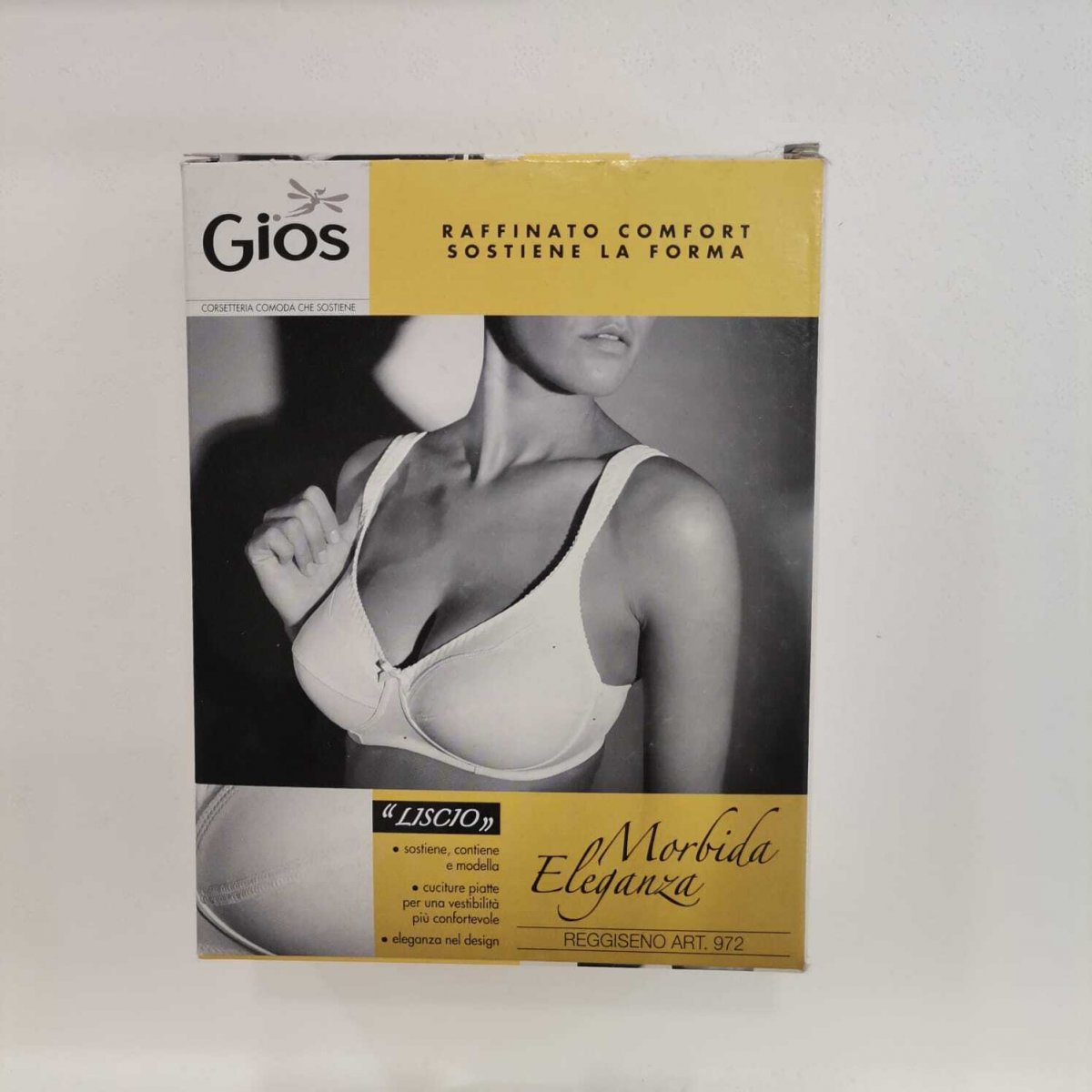 gios reggiseno 972 reggiseno con coppe foderate in cotone per un contatto naturale sulla pelle