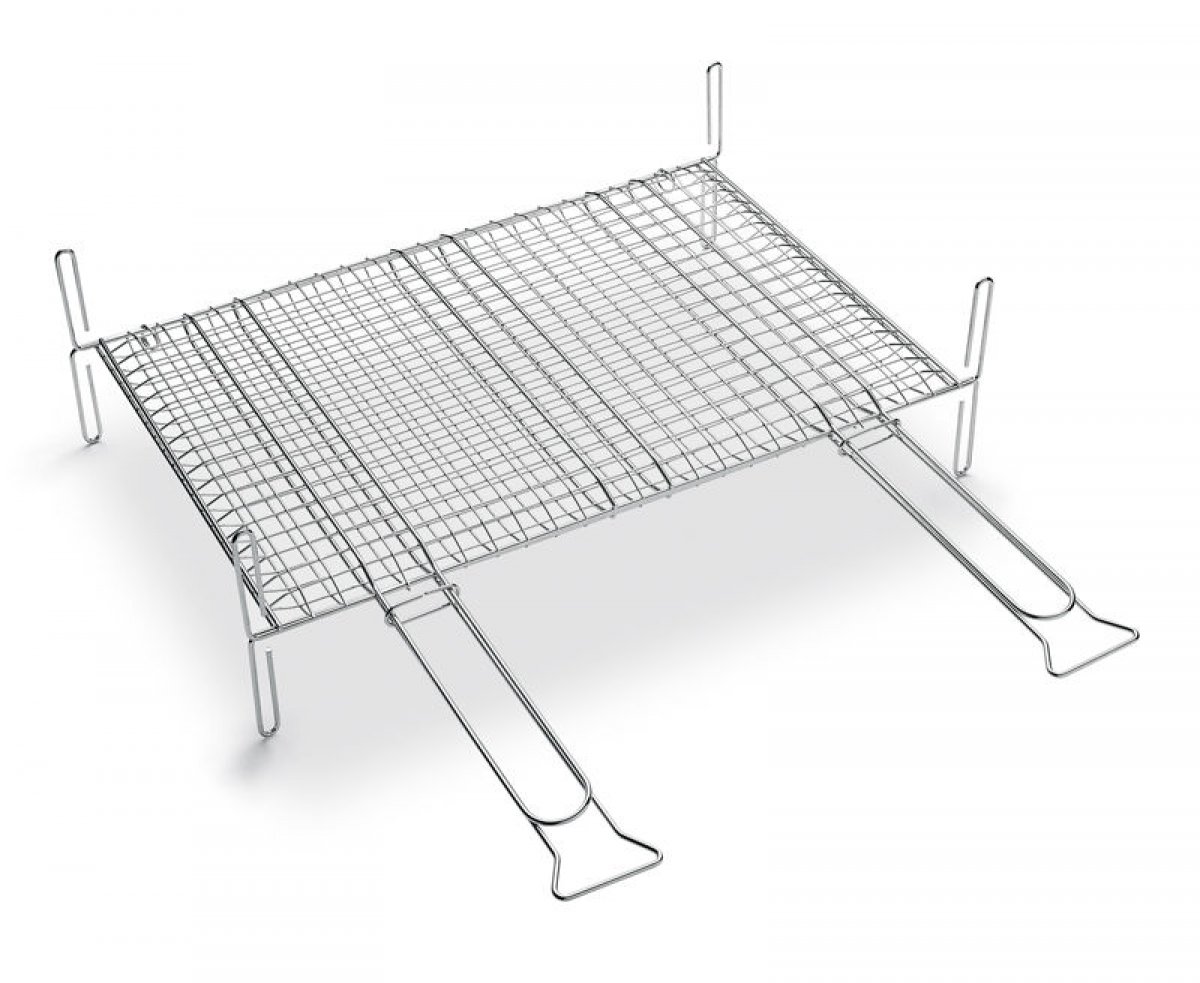 GRATICOLA BOMBATA A RETE CON PIEDI cm. 40x60 CON 2 MANICI FILTEX