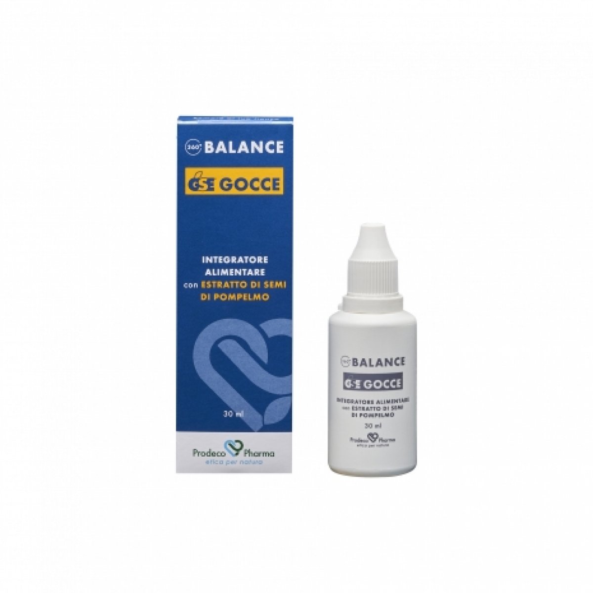 GSE Gocce New - Estratto di semi di pompelmo - Prodeco Pharma Estratto di semi di pompelmo puro indicato per innumerevoli applicazioni: disinfettante naturale (alimenti, igiene, ambienti) azione antibiotica, antibatterica, antivirale, antimicotica. Flacone contagogge da 30 ml