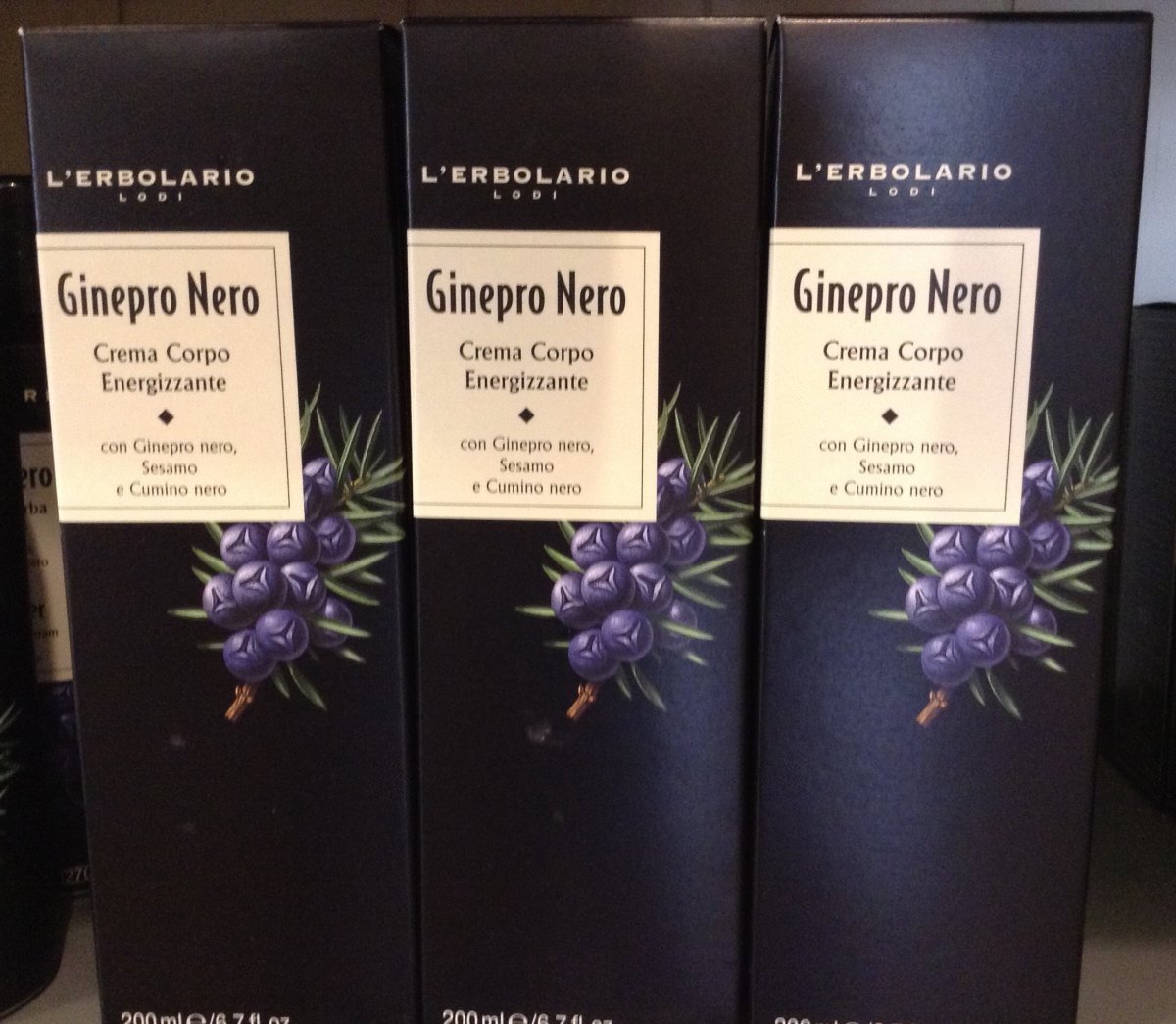 Crema Corpo Ginepro Nero Erbolario