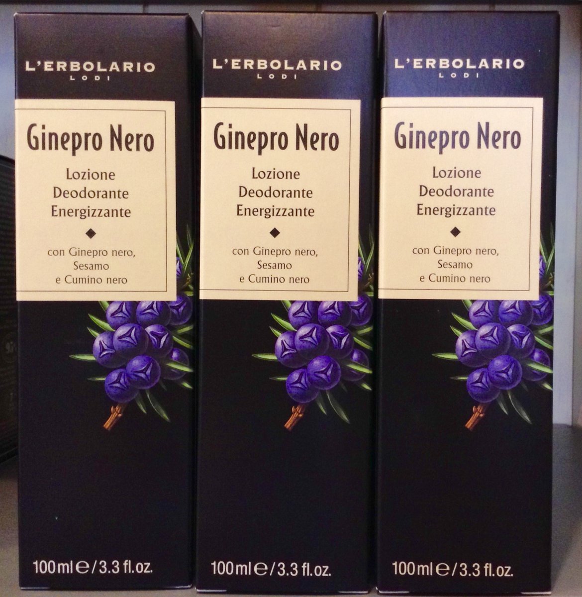 Lozione Deodorante Ginepro Nero Erbolario