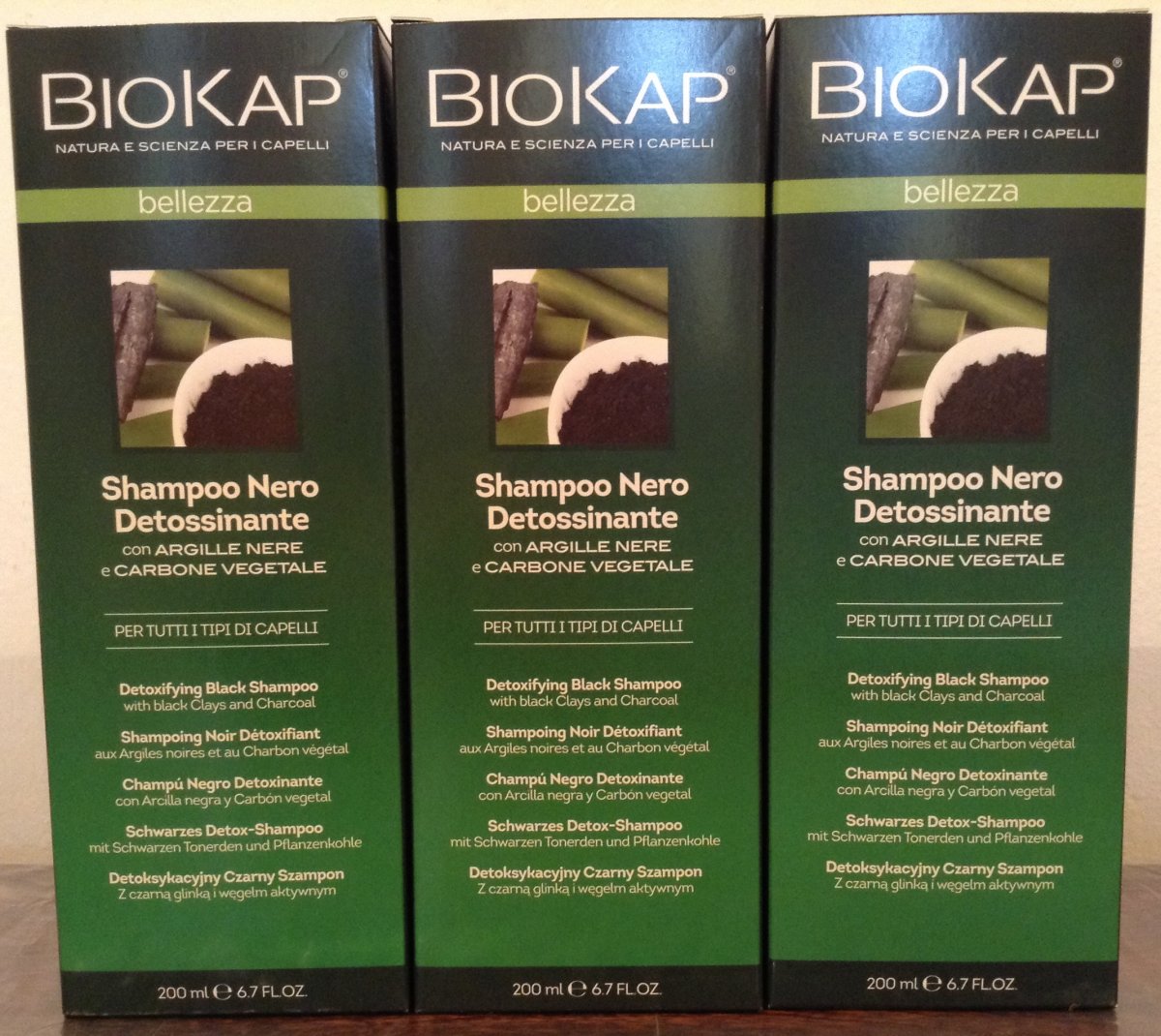 Shampoo Nero Detossinante Bios Line