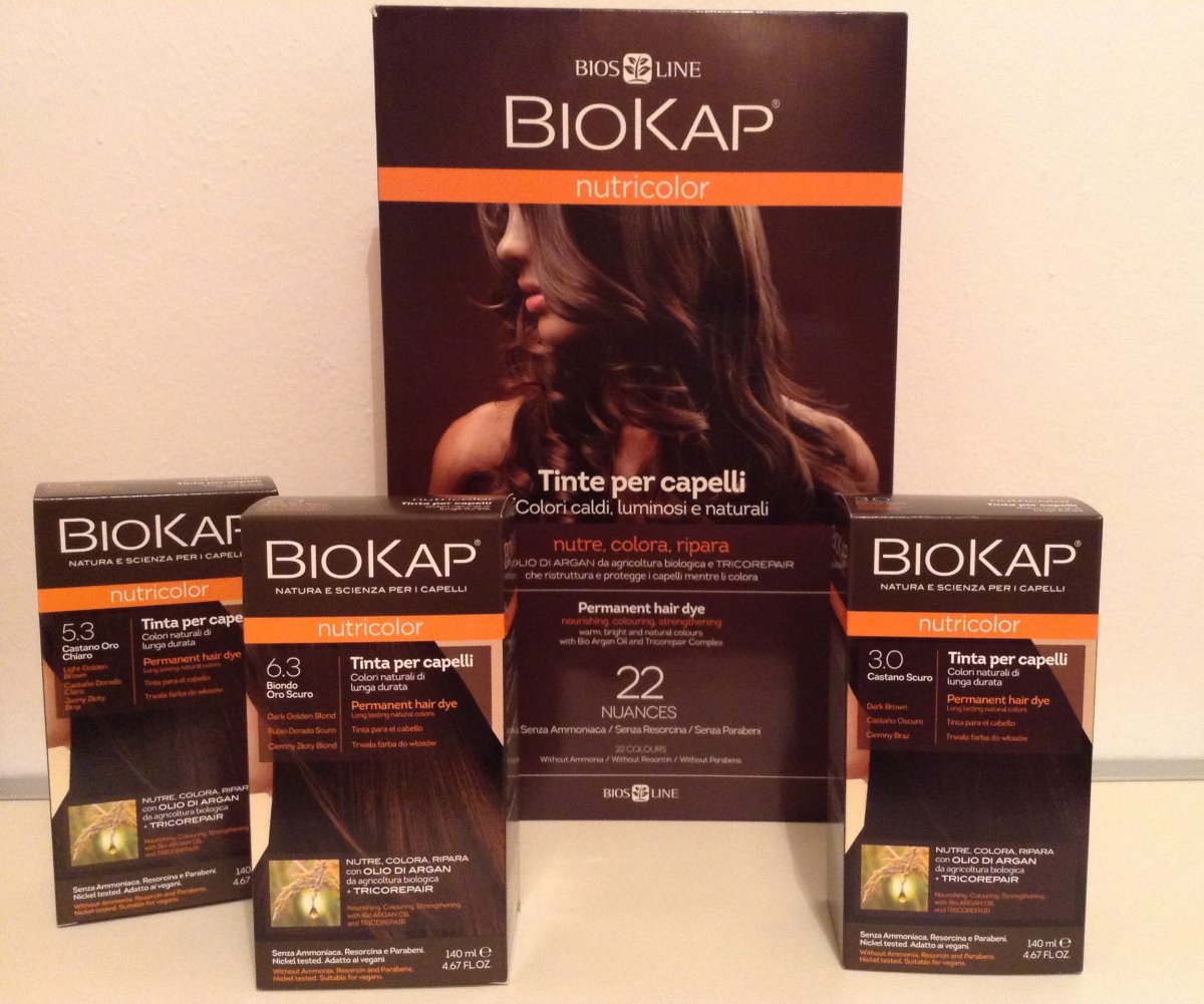 Tinta per capelli Biokap 6.0 Biondo Tabacco Bios Line