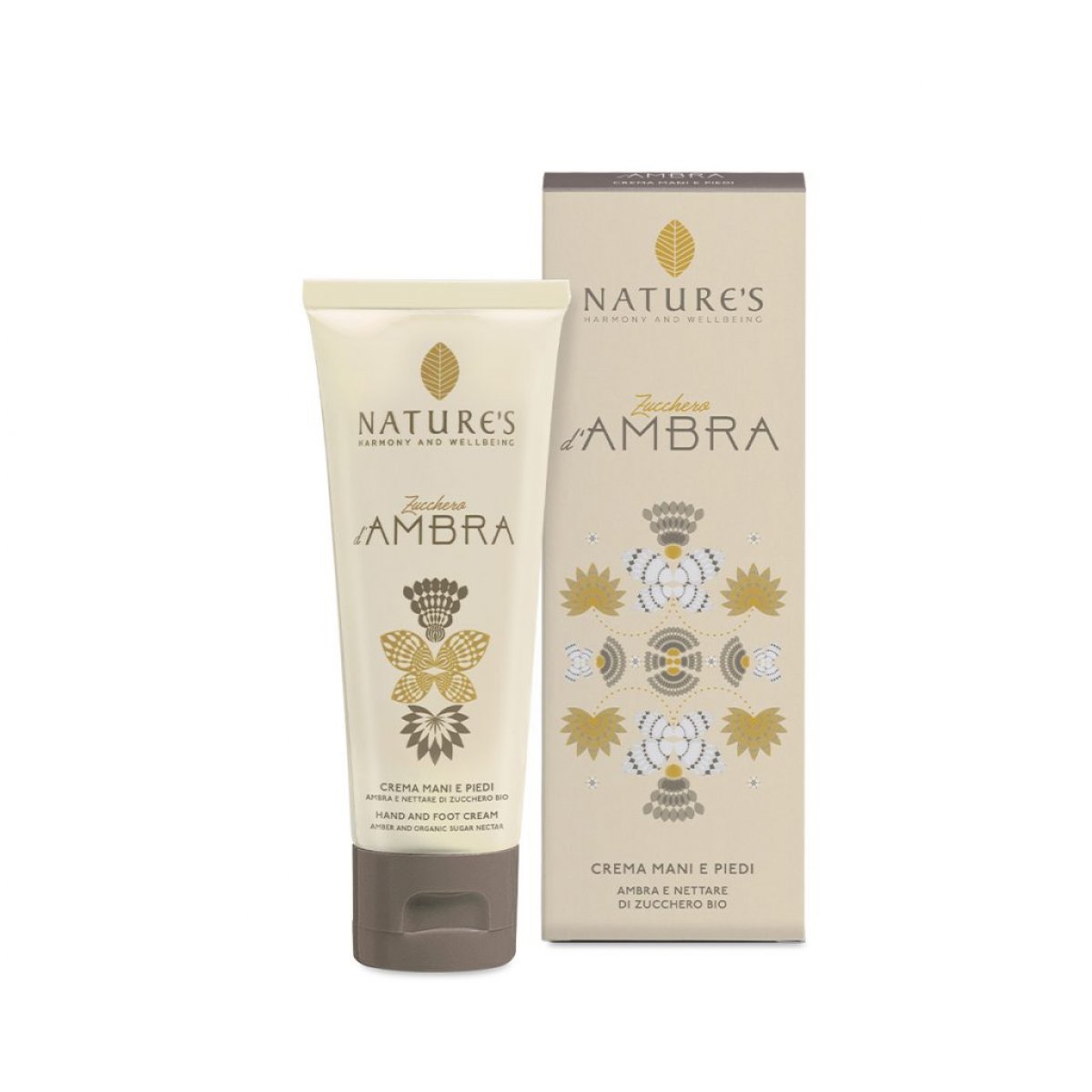Crema Mani e Piedi Zucchero d'Ambra Nature's