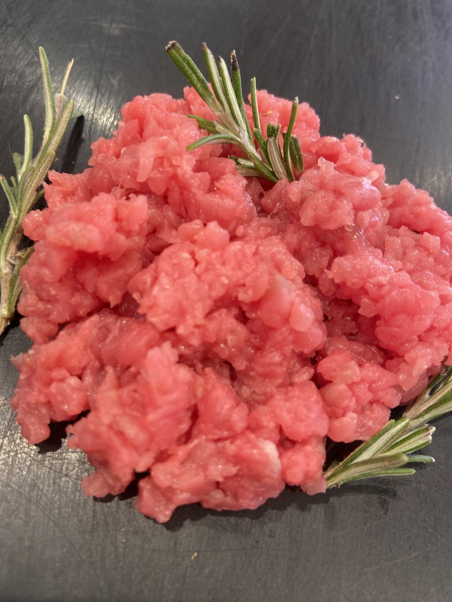 TARTARE di manzo al coltello 