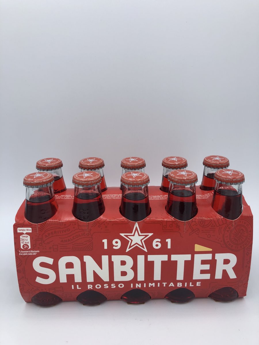 SANBITTER ROSSO X10 BOTTIGLIETTE 10 CL SANBITTER